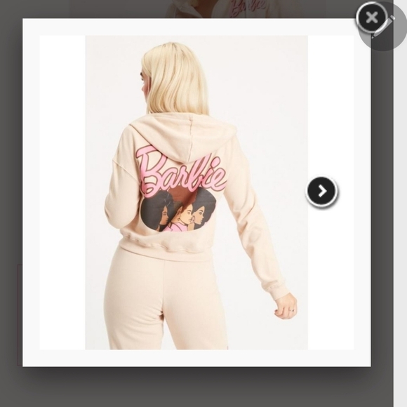 🍂🍁🌟 2 PIECE! HTF NWT RUE21 BARBIE JOGGER SET 3X - Picture 1 of 9